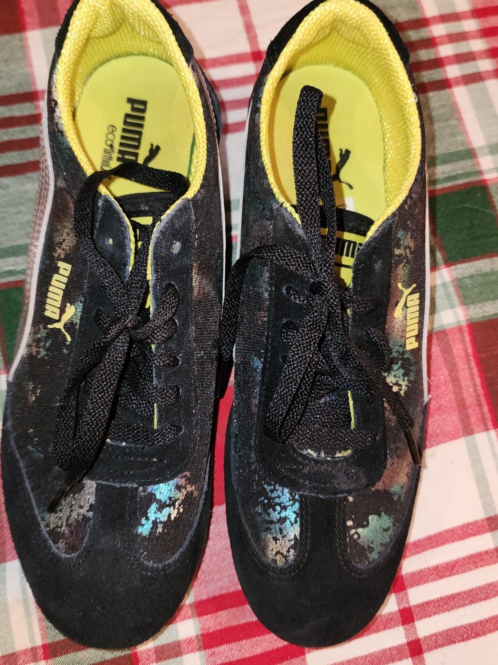 Puma Women Black Streetwear Sneaker Size 9 But Fits Tight